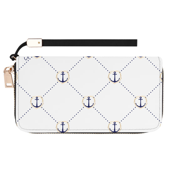Anchors Away Casual Clutch Wallet
