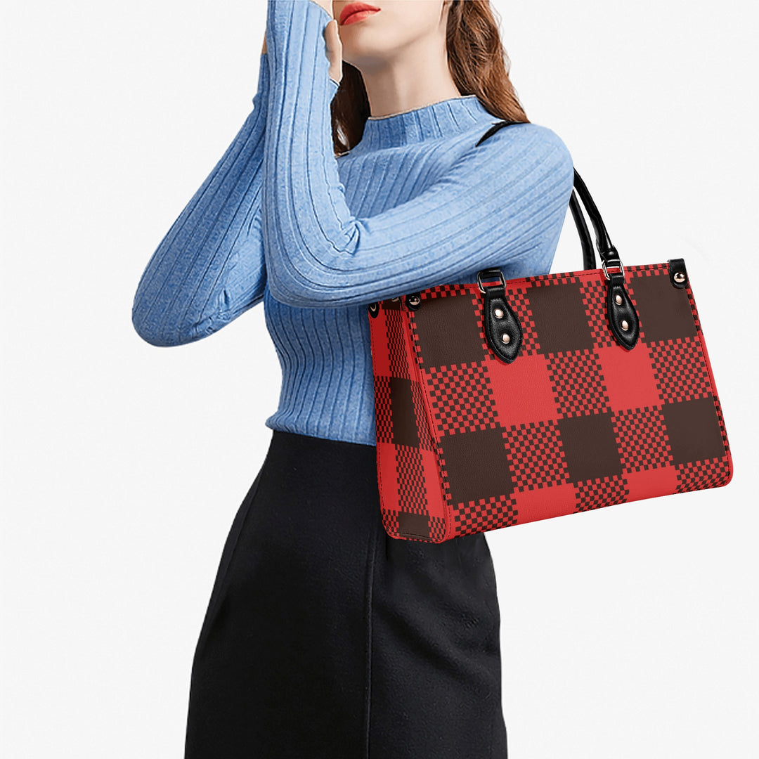 Big Checkered Handbag