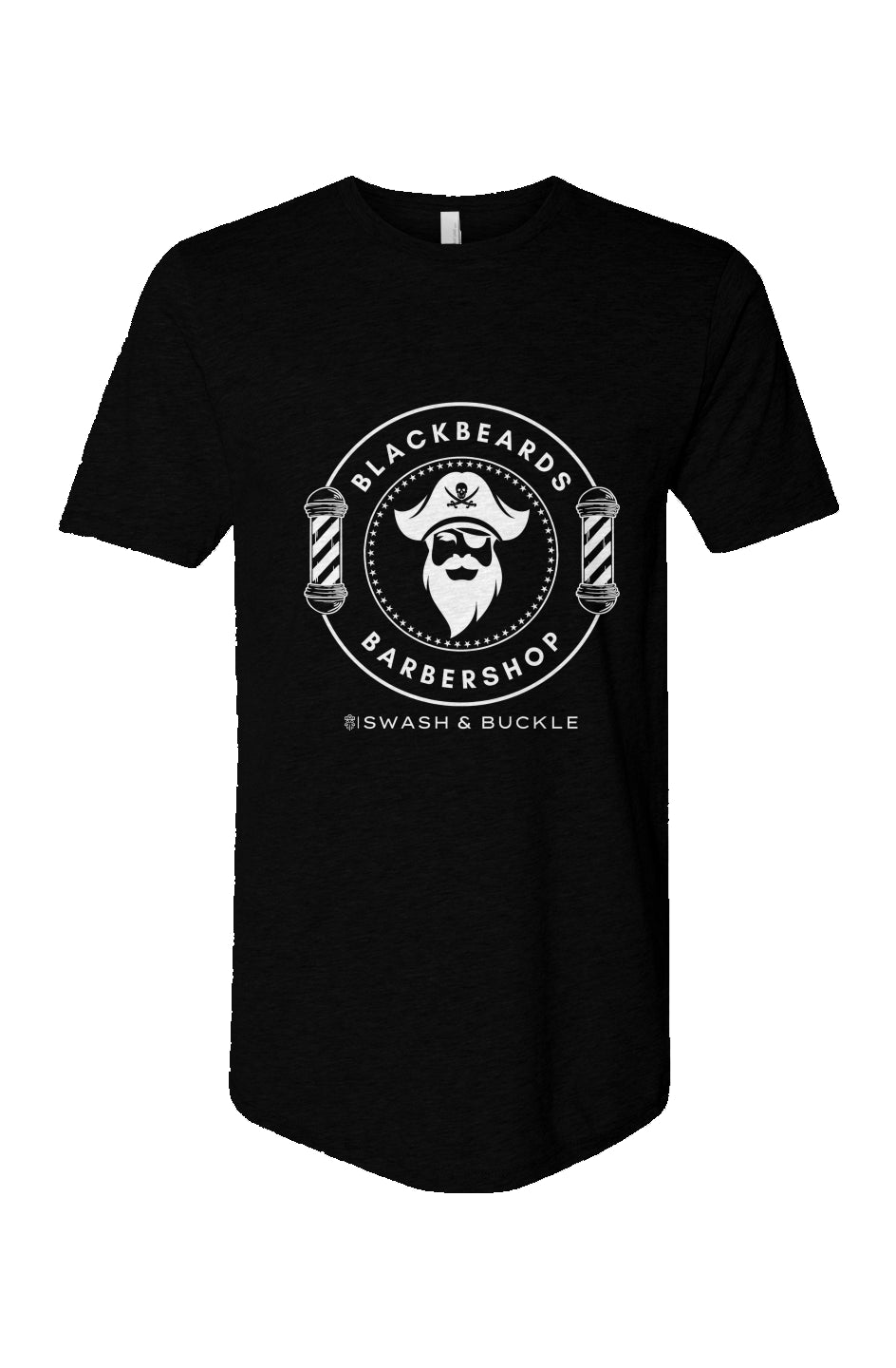 Black Beards Barbershop Tall T-shirt