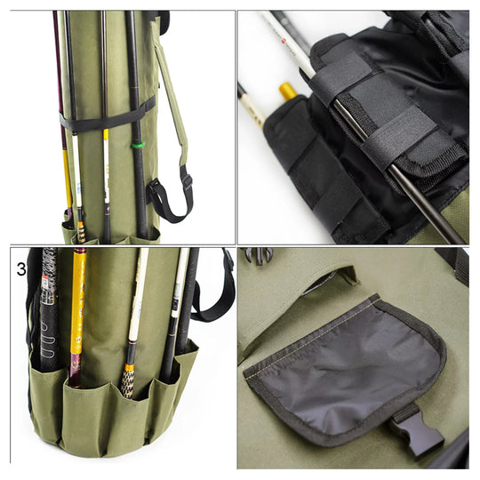 Fishing rod storage fishing rod portable reel bag