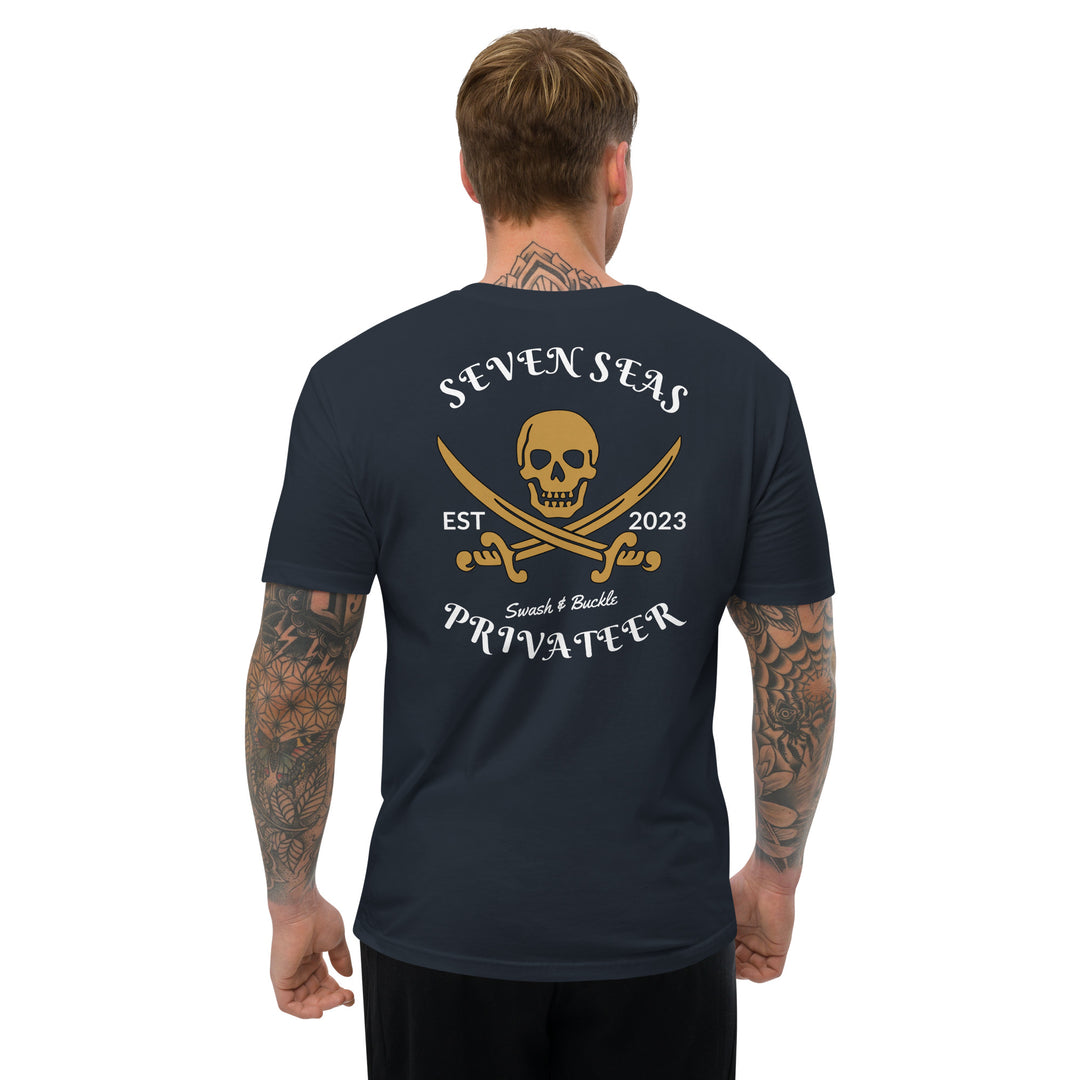 Pirate Privateer T-Shirts  Front & Back Print