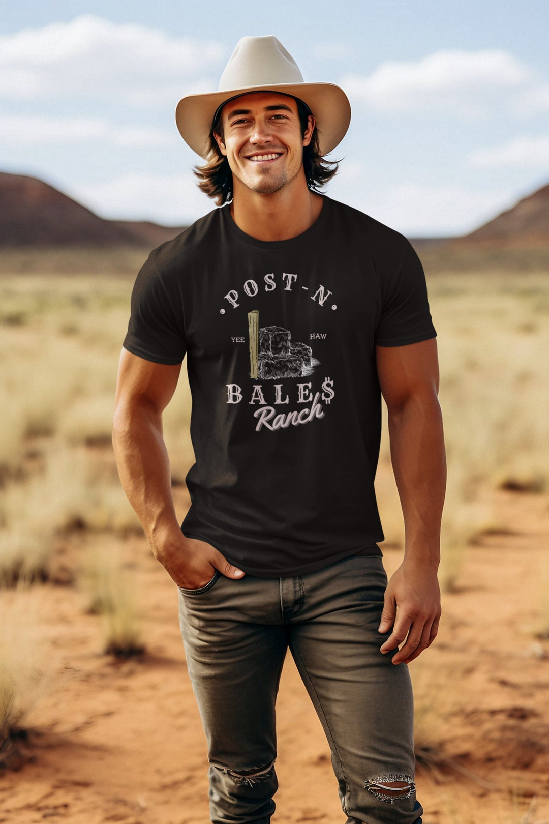 Post N Bales Ranch Short Sleeve T-shirt