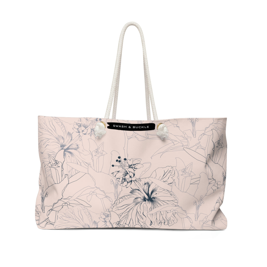 Floral Tote Weekender Bag