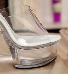Transparent Crystal Shoes Wedding Party High Heels