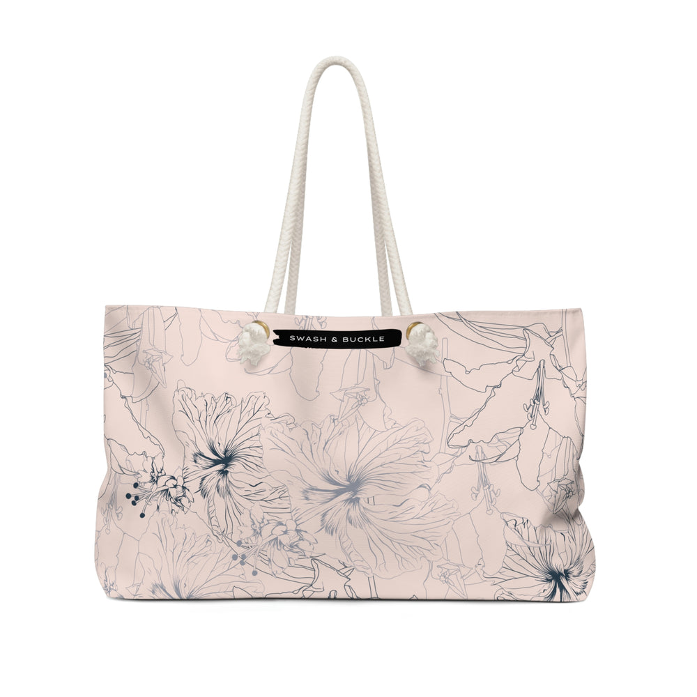 Floral Tote Weekender Bag