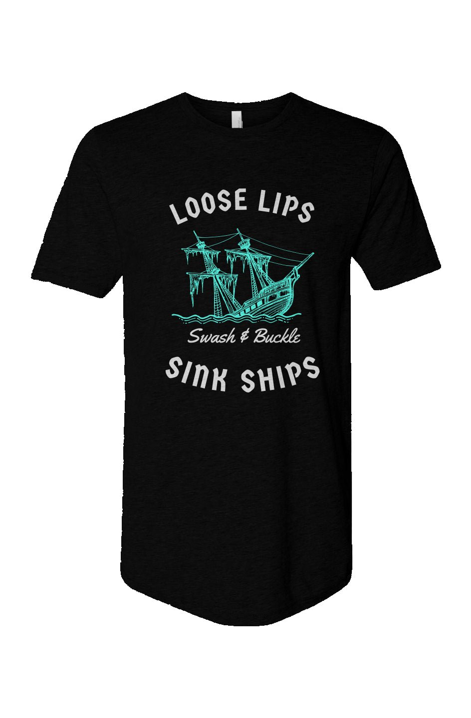 Loose Lips Sink Ships Tall T-shirt 
