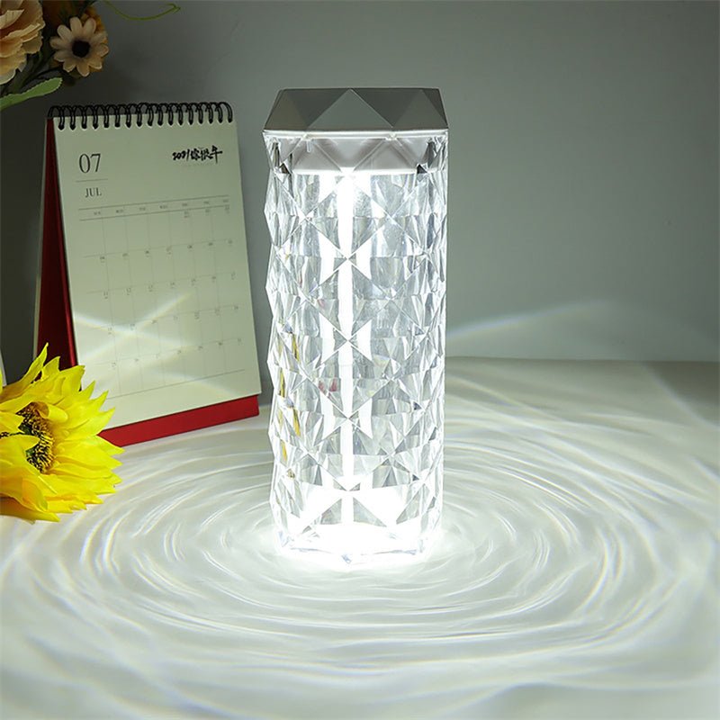 Crystal Lamp Air Humidifier Color Night Light Touch Lamp With Cool Mist Maker Fogger LED Atmosphere Room Decoration Home Decor Lights