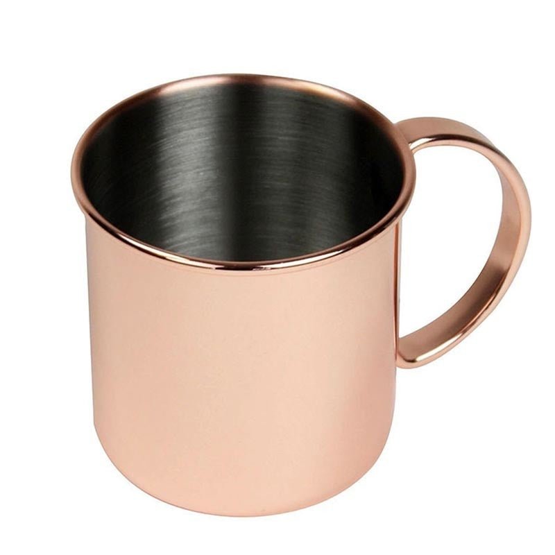 Rose Gold Stainless Steel Cocktail metal bar glass