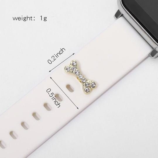 Glitz Dog Bone Charms for Apple Watchband