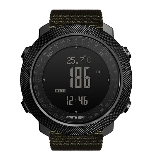 NORTH EDGE Altimeter Barometer Compass Men Digital Watches Sports Running Clock Climbing Hiking Wristwatches Waterproof 50M