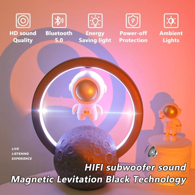 Magnetic Levitation Astronaut Bluetooth Wireless Speaker