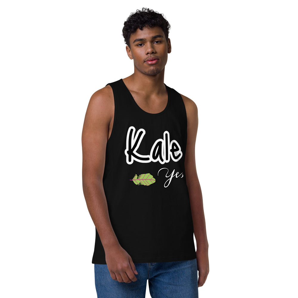 Kale Yes Men’s premium tank top