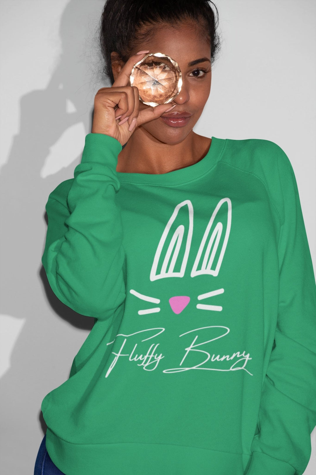 Fluffy Bunny Crewneck Sweatshirt